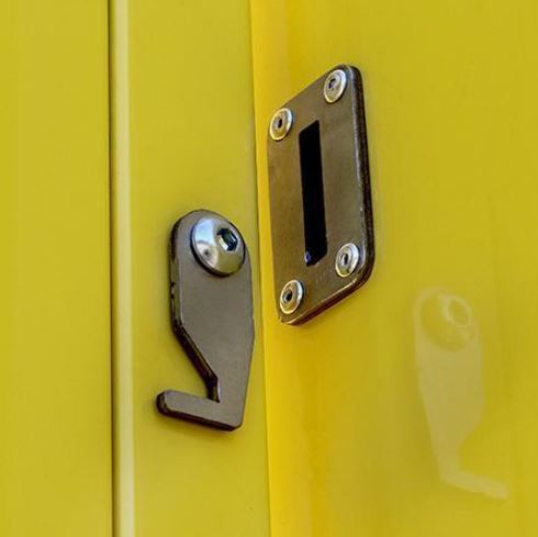 Slot voor PE opvangbak voor 1 IBC met metalen omkasting