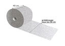 Absorptie rol, 1-laags, grijs, 40cm x 60m, 2 rollen