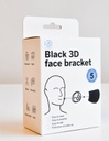 Mondmasker beugel zwart (5 stuks)
