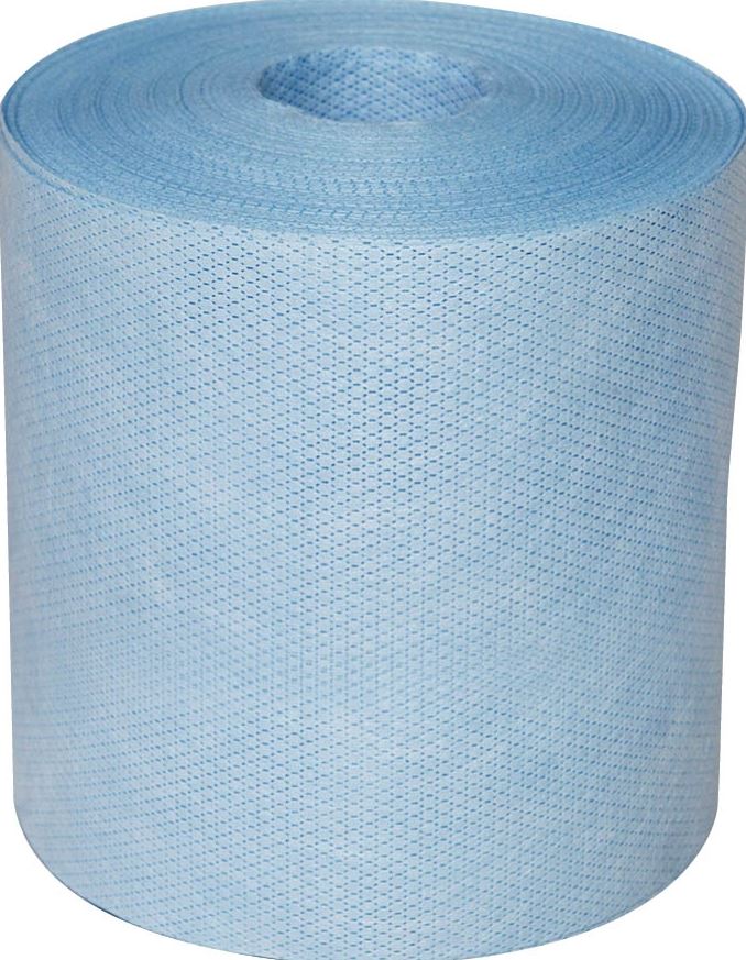 Absorptie rol, 1-laags, blauw, 40cm x 60m, 2 rollen