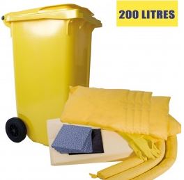 Spill kit 200L  Chemicaliën