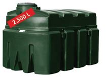 Dubbelwandige opslagtank 2500L