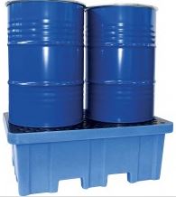 [BP2FWB] PE opvangbak voor 2 vaten van 200L